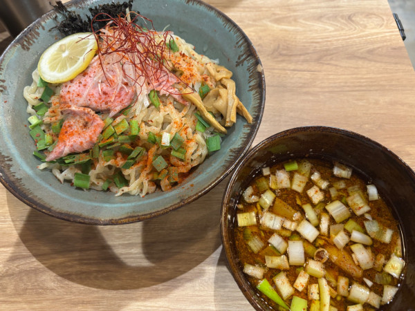 「[限定]辛(シン)つけ麺　大盛」@自家製麺250の写真