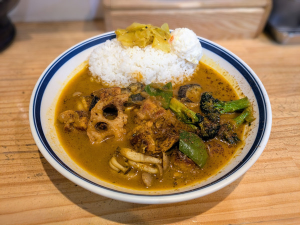 「「チキン野菜カレー」1,400円」@カレーライス専門店 ブラザーの写真