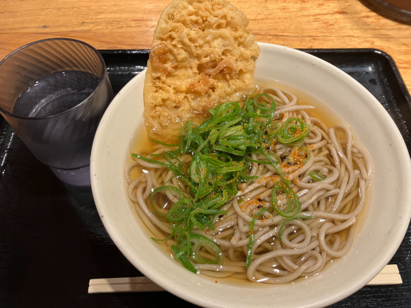「天ぷらそば 420円」@驛麺家の写真