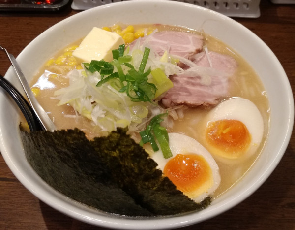 「味噌ラーメン」@北海道ラーメン 魚らん坂の写真