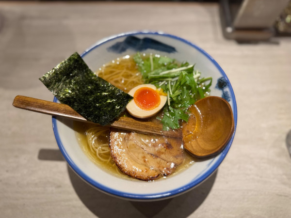 「柚子塩らーめん 1264円(1390円)」@AFURI 渋谷道玄坂の写真