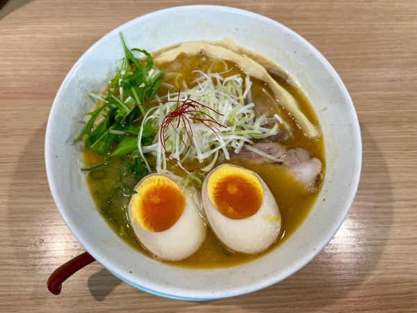 「金の麦味噌ラーメン(¥950)半熟味付け玉子(¥120)」@ラーメン専門店 布施 細見商店の写真