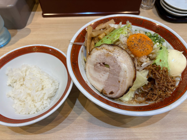 「【春限定】汁なし浜二郎950円」@中華そば 浜田屋 見川店の写真