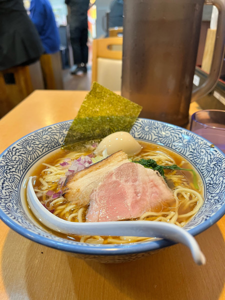 「蛤と鰹中華そば　味玉」@中華そば 円月の写真