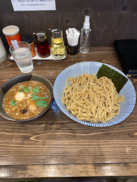 「味玉入りつけ麺大盛り¥1,250円」@麺屋やま昇 関店の写真