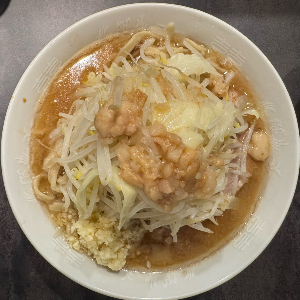 「ラーメン 300g 豚2枚 + fat boost」@Hi-Fat Noodle BUTCHER’Sの写真