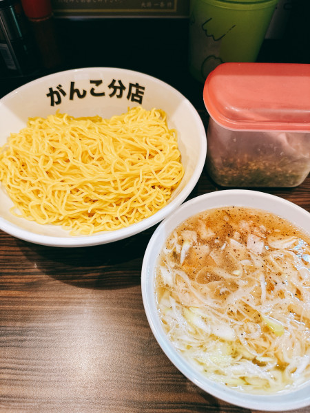 「塩つけめん 2.5玉」@元祖一条流がんこ 総本家(二代目)の写真