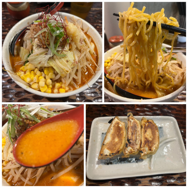 「【限定】野菜担々麺 1000円餃子250円クーポンコーン」@北のらーめん 美空の写真
