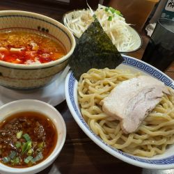 旨辛つけ麺（中盛）＋野菜