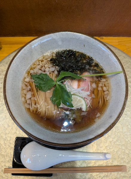 「煮干し中華蕎麦」@中華蕎麦 鳴神食堂の写真