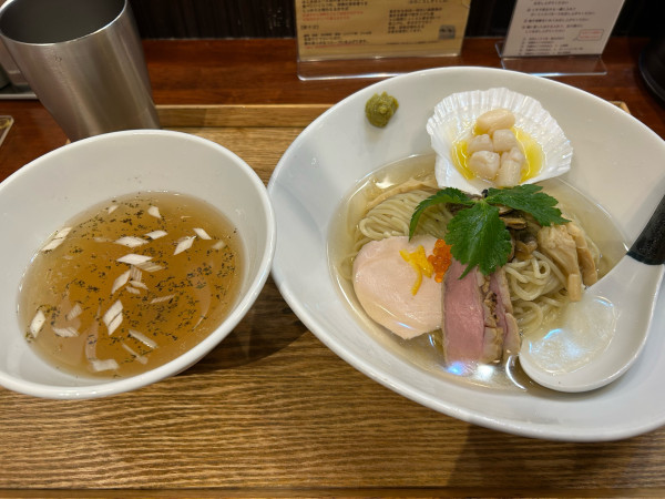「浅蜊のハーブSIOつけそば」@麺処しろくろの写真