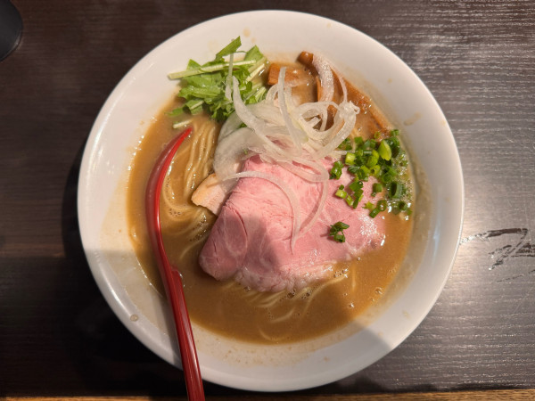 「煮干し豚骨らぁめん➕和え玉」@麺処 夏海の写真