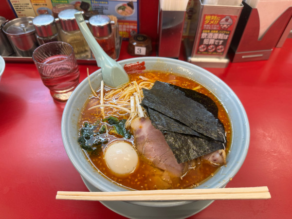 「辛みそネギチャーシュー麺」@ラーメン山岡家 牛久店の写真