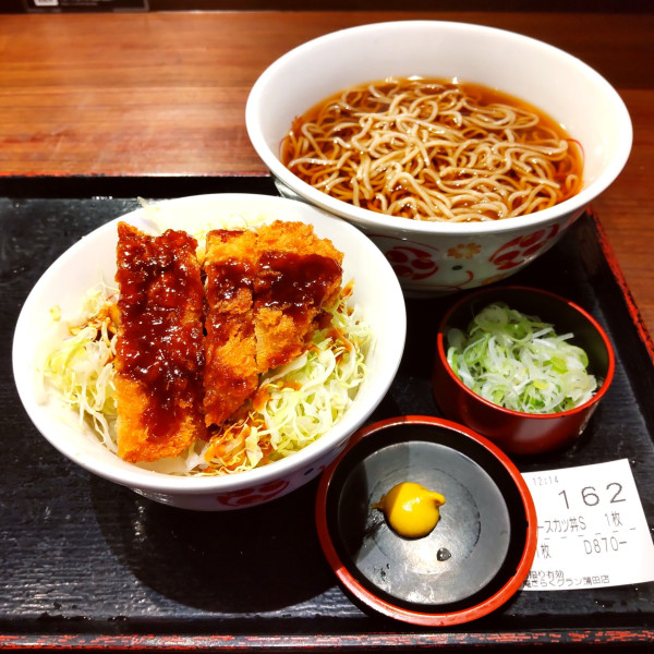 「【期間限定】福島ミニソースカツ丼セット（￥870）」@いろり庵きらく グランデュオ蒲田店の写真