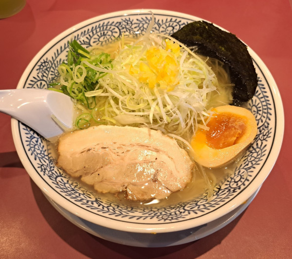 「柚子ねぎ塩ラーメン913円」@丸源ラーメン 一関店の写真