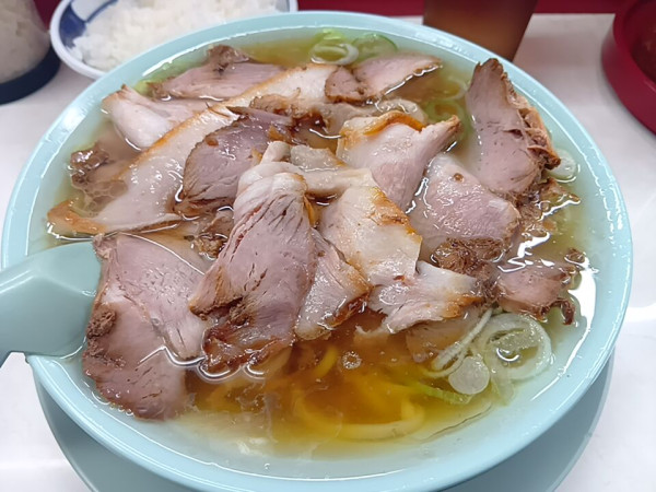 「チャーシュー麺　サービスライス」@ナギチャンラーメンの写真