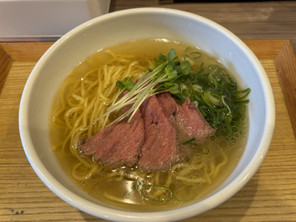 「牛塩らーめん」@たけろくキッチン 清澄白河店の写真