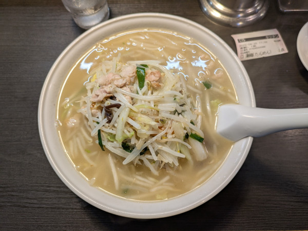 「湯麺(たんめん)：1200円」@支那そば屋 こうやの写真