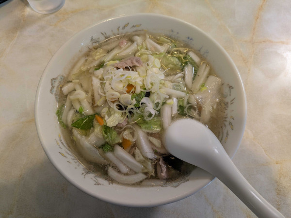 「湯麺(タンメン)：700円」@中華 新華楼の写真