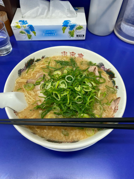 「こってりラーメン大盛」@来来亭 福山蔵王店の写真