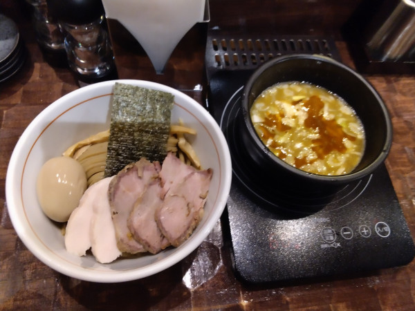 「特級海老つけ蕎麦(並1580円)」@特級鶏蕎麦龍介 テクノパーク桜店の写真