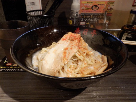 「鶏豚油そば　並盛」@油そば専門店 春日亭 秋葉原店の写真