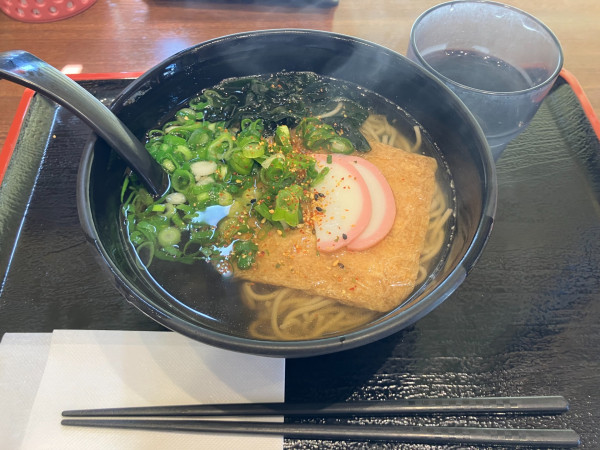 「きつねそば 460円」@あじわい処 麺 福山店の写真