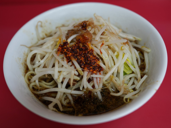 「小 アブラ＋辣油」@ラーメン二郎 千住大橋駅前店の写真