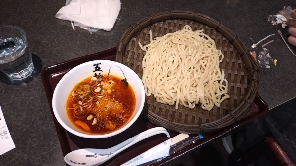 「辛味つけ麺(中盛)」@麺屋武蔵 五輪洞の写真