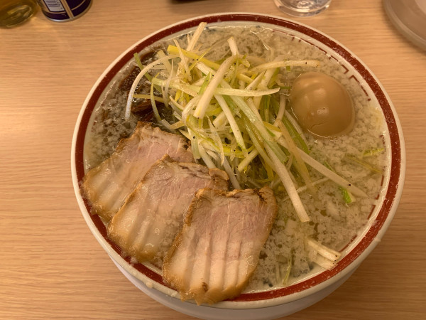 「ねぎそば＋味玉」@中華そば専門 田中そば店 三郷店の写真