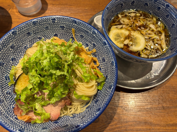 「[限定]つけ蕎麦」@ハマカゼ拉麺店の写真