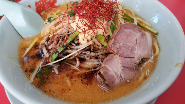 「特製もやし味噌ラーメン」@ラーメン山岡家 水戸城南店の写真