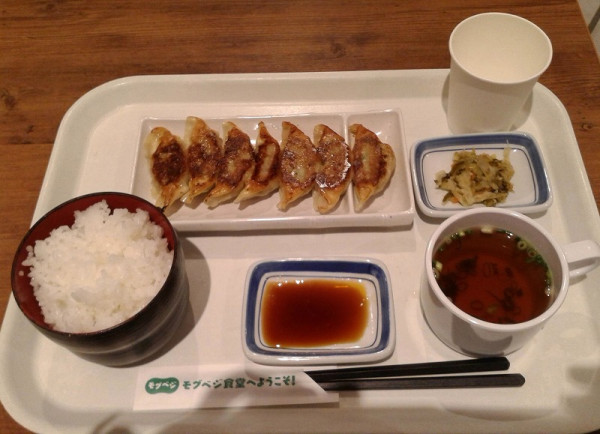 「ぎょうざ7個定食(ごはん大盛)590円」@長崎ちゃんぽん リンガーハット アリオ亀有店の写真