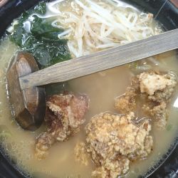 唐揚げラーメン　1100円