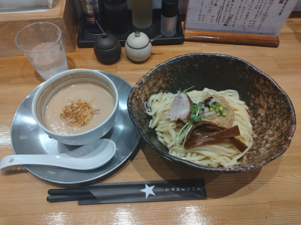 「つけ麺(中·270g)¥1200-」@小山竹末食堂の写真