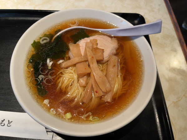 「正油ラーメン550円」@上海ピーマンの写真