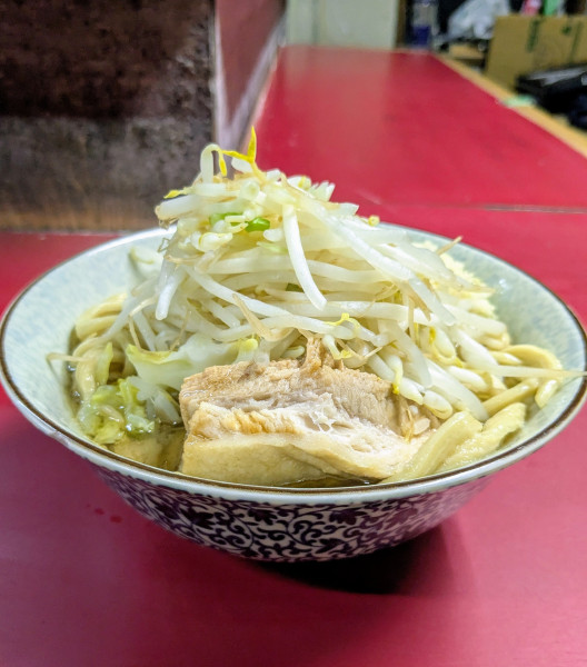 「ミニラーメン 940円 ニンニク少なめ」@蓮爾 登戸店の写真