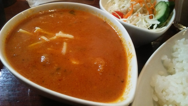 「日替りランチ Aセット ボークジンジャーカリー 1100円」@soul food india 水道橋店の写真