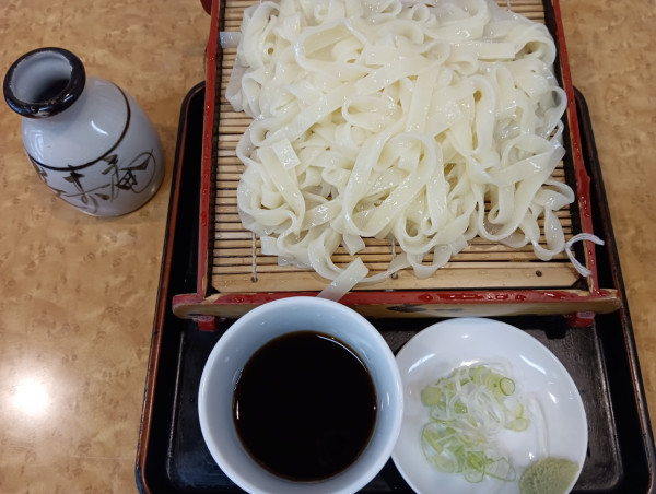 「ひもかわもり（¥670)」@おそば 長寿庵 柳ばし支店の写真