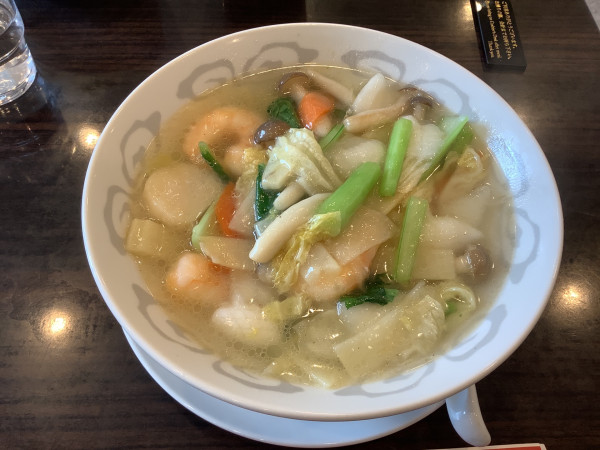 「海鮮あんかけ汁そば　1380円」@福盛楼 小田原店の写真