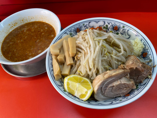 「辛味噌つけ麺+メンマ」@ハナイロモ麺 吉祥寺本店の写真