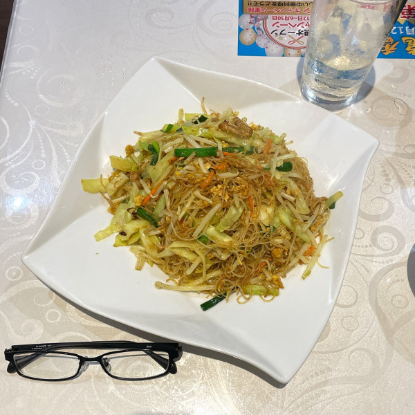 「カレー焼きビーフン　咖喱米粉」@龍香園の写真