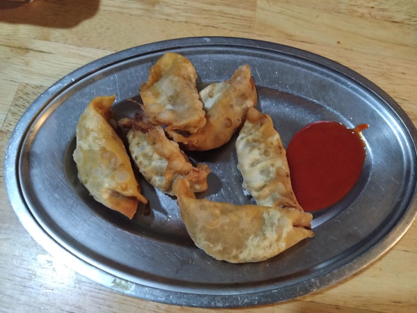 「キーマ餃子」@青空食堂の写真