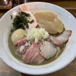 【季節限定】味玉濃厚煮干＋ビール×2