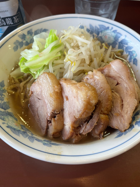「豚増しラーメンヤサイ少なめアブラ多め」@らーめん陸の写真