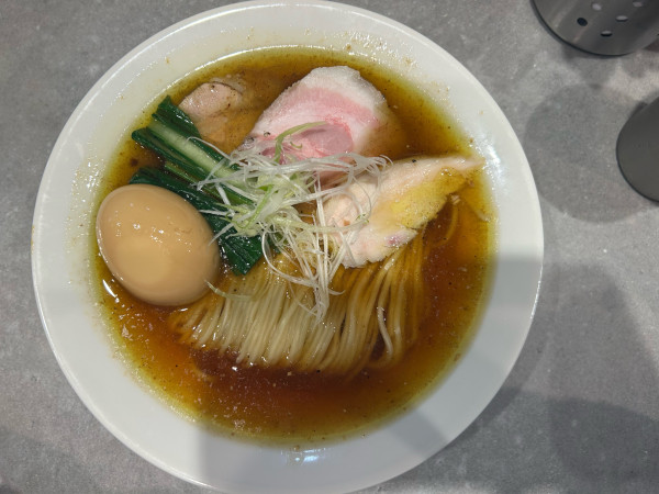 「サンショウショウガ味玉ラーメン」@BIRI BIRI CRUSH MENの写真