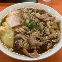 チャーシュウメンエビワンタン　濃口