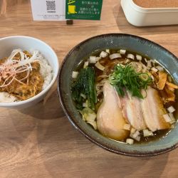 醤油そば　カレー飯