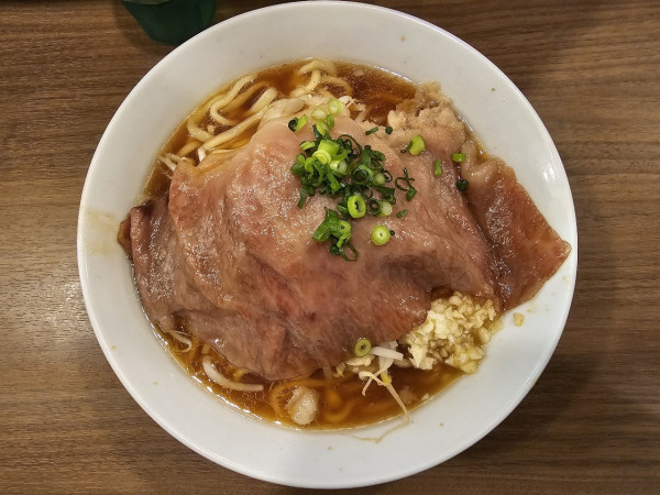 「【周年限定】ナミキ和牛二郎（300g）　1500円」@ラーメン謝の写真