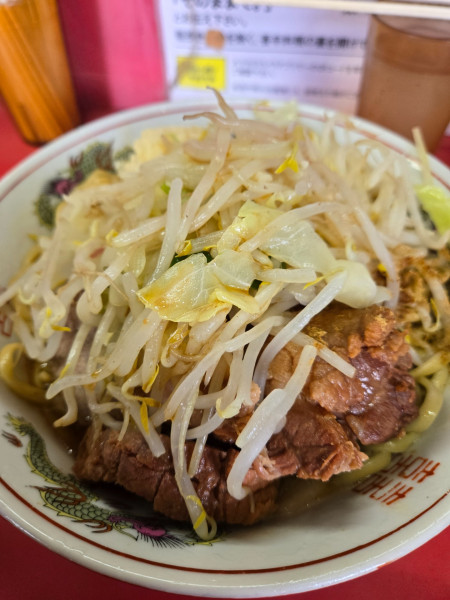 「大豚汁なし（ニンニク、カラメ、魚粉）」@ラーメン二郎 環七一之江店の写真